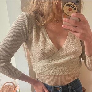 Rouje knit sweater top size 34